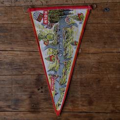 TOBI-Wimpel "Der Rhein", 60/70er Jahre Altbestand 