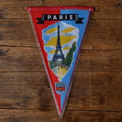 TOBI-Wimpel "Paris", 60/70er Jahre Altbestand 