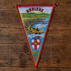 TOBI-Wimpel "Koblenz", 60/70er Jahre Altbestand 