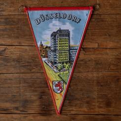 TOBI-Wimpel "DÜSSEDORF", 60/70er Jahre Altbestand 