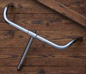 Fahrradlenker, Englische Form, passend für Tourenräder ab 30er Jahre, verchromt, gebr. 