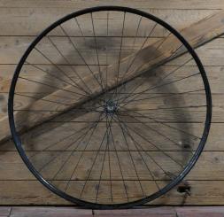 Hinterrad 26 Zoll (559), für Drahtbereifung, Felge 50er Jahre, Nabe: SACHS 3-Gang S, 80er Jahre, gebr. 