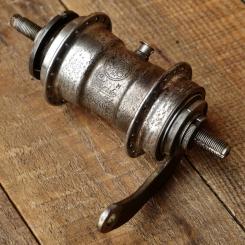 Nabe Hinterrad Fahrrad, F+S Torpedo Mod. 09, Bj. 1940, WW2, verchromt, gebr. 