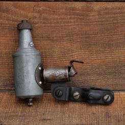 Dynamo MELAS Record, orig. 1930er/40er Jahre, Linksläufer, 6V/2,1W, verzinkt, große Ausführung, gebr. 