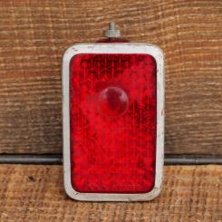 Rücklicht für Schutzblechmontage, orig. 60er-80er Jahre, Weißblech/Alu, gebr. 