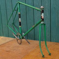 Fahrradrahmen PAGELLI Mod. Vigorelli für Randonneur, Herren, 28 Zoll, Stahl, 50er J., gebr. 