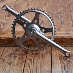 Tretlager RENAK, für Tourenrad, DDR orig. 70er/80er J., verchromt, universal Glockenlager, NOS 