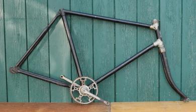 Fahrradrahmen GÖRICKE, Herren, für Sport-Ballonrad, 26 Zoll, Stahl, Ende 20er/ Anf. 30er J., gebr. 