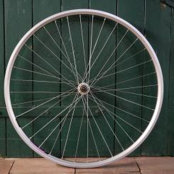 Vorderrad, 28 Zoll (622mm), ALESA 9019 Alu-Felge, silber, Hohlkammer, BITEX IDEAL Nabe, NOS 