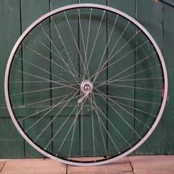 Vorderrad, 28 Zoll (622mm), STOPPPPP Alu-Felge, schwarz, SOVOS Nabe, gebr. 