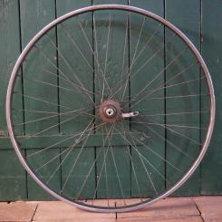 Vorderrad RIGIDA, 28 Zoll(622), Stahl, verchromt, für Drahtreifen, Torpedo 3-Gang Mod. S, gebr. 