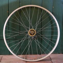 Laufrad hinten, 26 Zoll (559mm), Kastenfelge Alu "Grünert", Breite 26mm, Sturmey Archer 3-Gang 