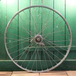 Laufrad hinten, 28 Zoll (622mm), Westwood chrom, Sturmey Archer 3-Gang Trommelbremse, gebr.   