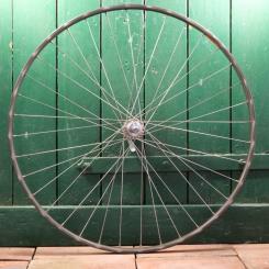 Hinterrad 27 Zoll (630), "Mavic G.E.L.280" für Schlauchreifen, 70er/80er Jahre, Nabe "Gipiemme", gebr. 