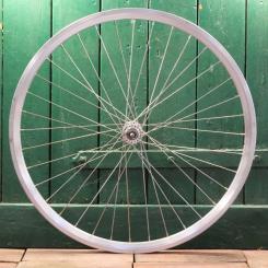 Vorderrad, 26 Zoll (559), Alu, Hohlkammerfelge, Nabe Alu, Vollachse, NOS 