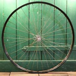 Vorderrad 28 x 1,75 (622), Stahlfelge für Drahtbereifung, 1950er/60er Jahre, gebr. 