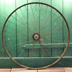 Hinterrad 28 x 1 1/2 (635), Stahlfelge für Wulstbereifung, 1933, gebr. 