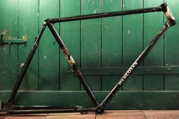Fahrrad - Herrenrahmen "Hercules", 1960er J., Originallack 