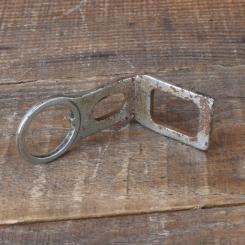 Carbidlaternenhalter/Winkelhalter, verchromt, orig. 1920er - 30er J., gebr. 