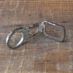 Carbidlaternenhalter/Winkelhalter, verchromt, orig. 1920er - 30er J., gebr. 