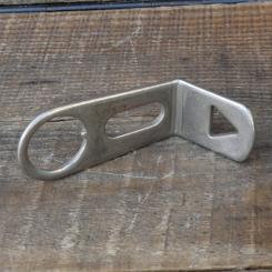 Carbidlaternenhalter/Winkelhalter, vernickelt, orig. 1910er - 20er J., NOS 