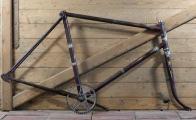 Fahrradrahmen Bauer Mod. Flieger, Herrenausführung für Sportrad, 28 Zoll, 1950er J. 