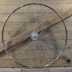 Vorderrad, 28 Zoll (622), für Sportrad, 70er/80er J., Felge VAN SCHOTTHORST nirosta, Nabe WECO Hochflansch, gebr. 