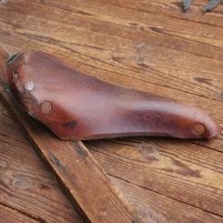 Sattel "Brooks Colt", original 1980er/90er Jahre, für Rennrad, Leder, braun, gebr. 