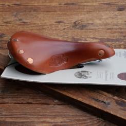 Sattel "Brooks professional S", Damen, für Rennrad, Leder, braun, Breite ca. 18 cm, Länge ca. 24cm, Neuware 