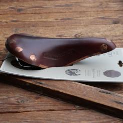 Sattel "Brooks professional", Herren, für Rennrad, Leder, braun, Breite ca. 15 cm, Länge ca. 29cm, Neuware 