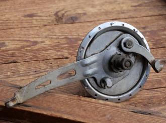 Nabe Vorderrad Fahrrad, Sturmes Archer Trommelbremsnabe, original 40er/50er J., gebr. 