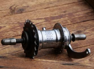 Nabe Hinterrad Fahrrad, F&S Torpedo, für Transportrad, Bj. 1954, gebr. 