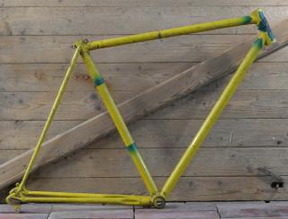 Fahrradrahmen Rabeneick Team, Herrenausführung für Rennrad 27/28 Zoll, Stahl, frühe 1950er Jahre 