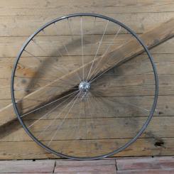 Vorderrad für Schlauchbereifung 27 Zoll (630), 1970er/80er J., für Rennrad, GALLI Top Pro-Felge, CAMPAGNOLO-Nabe, gebr. 