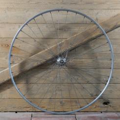 Hinterrad 27 Zoll (630), 50er/60er J., für Rennrad, WEINMANN Hohlkammer-Schlauchreifenfelge, Nabe: F.B, gebr. 