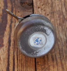 Fahrrad/Moped Klingel Deckel HERCULES, orig. 1950er Jahre, verchromt, gebr. 