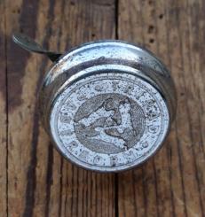 Fahrrad/Moped Klingel TRIPAD, orig. 50er Jahre, verchromt, Durchmesser 60 mm, gebr. 