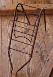 Gepäckträger, orig. 50er/60er Jahre, breite, verstärkte Ausführung, weinrot, gebr. 