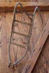 Gepäckträger, orig. 50er/60er Jahre, silber, gebr. 