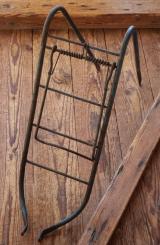 Gepäckträger, orig. 50er/60er Jahre, breite Ausführung, blau, gebr. 