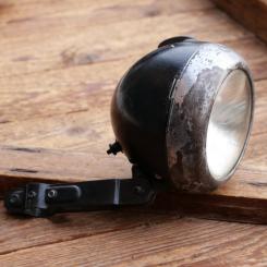 Scheinwerfer Bosch JB84, für Fahrrad oder Motorfahrrad, orig. 30er J., Schwarz/Chrom, gebr. 