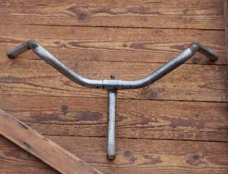 Fahrradlenker HBW, original 30er-50er Jahre, verchromt, für Tourenrad, Kuhhornform wie bei DIAMANT, gebr. 