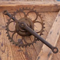 Tretlager WELTRAD, für Tourenrad, orig. 20er Jahre, vernickelt, Glockenausführung, gebr. 