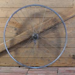 Hinterrad mit Chrom-Felge 26 Zoll (559), 1970er/80er J., Torpedo-Nabe, gebr. 