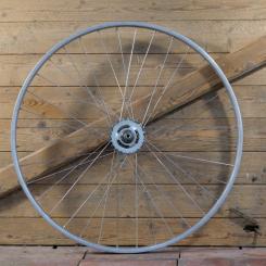 Hinterrad mit MAYWEG-Felge, Alu, 28 Zoll (622), Breite ca. 28 mm, Nabe F&S 3-Gang Mod. S, gebr. 