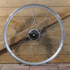 Hinterrad mit RODI Airline-Felge, Alu, Hohlkammer, 26 Zoll (559), Breite ca. 25 mm, Nabe SRAM I-Motion  9-Gang, gebr. 