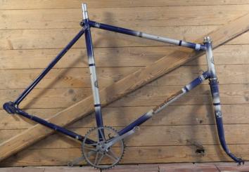 Fahrradrahmen HOFFMANN/Berlin, für hochwertiges Sportrad, Herren, 26 Zoll Halbballon, Stahl, 50er J., gebr. 