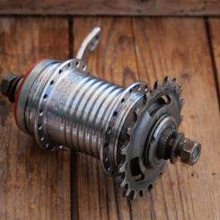 Nabe Hinterrad Fahrrad, F&S Torpedo Automatic 2-Gang, verchromt, 70er/80er J., 20-24 Zoll, gebraucht 