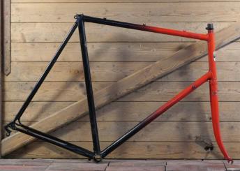 Fahrradrahmen GIOS, für Profi-Rennrad 27/28 Zoll, Stahl, Ende 70er/Anf. 80er J., gebr. 