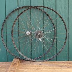 Laufradsatz 28 Zoll (622) für Drahtbereifung, 1951, F&S Torpedo, gebr. 